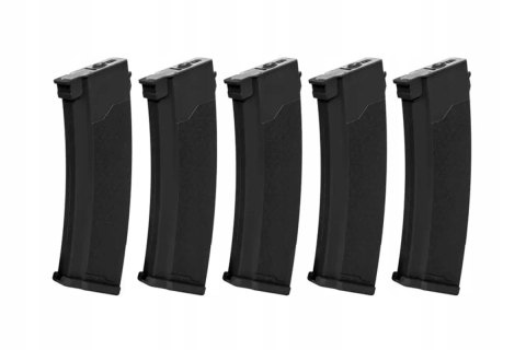 Zestaw 5 magazynków S-Mag do serii J - Hi-cap - czarny Zestaw 5 magazynków S-Mag do serii J - Hi-cap - czarny